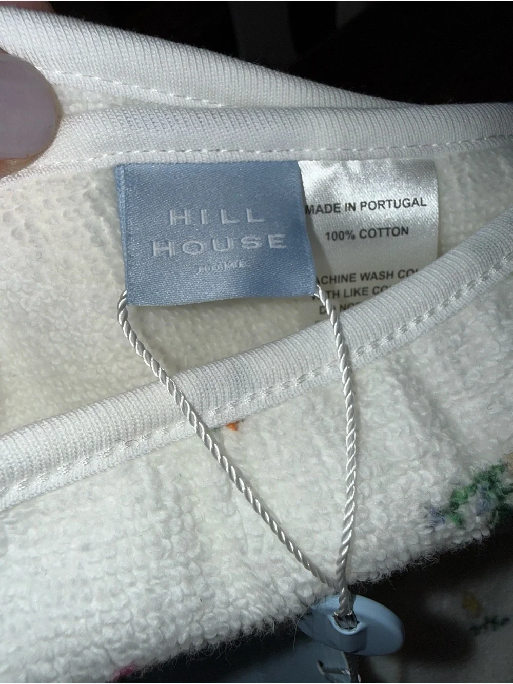 NWT Hill House Home hooded baby towel - alphabet pattern